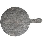 Доска сервировочная с ручкой d32см, меламин, Buffet Melamine, цвет дерево ZPLRPDW1