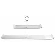 Этажерка 2-х ярусная прямоугольная 56х15,3/30х14,5см h22см  Buffet APRBAPT21