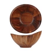 Салатник сервировочный 0,30л 14х13,5см h7см, дерево (акация), Moonstone Buffet ZCAWSMBL1