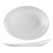 Тарелка овальная 34,6х26,3см h5см Bamboo WHBALO141