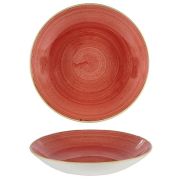Тарелка глубокая 31см 2,4л, без борта, Stonecast, цвет Berry Red SBRSPLC21