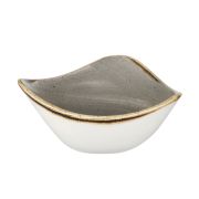 Салатник треугольный 0,37л d18,5см, без борта, Stonecast, цвет Peppercorn Grey SPGSTRB71