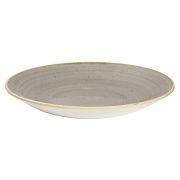 Тарелка глубокая 28,1см h3,7см, без борта, Stonecast, цвет Peppercorn Grey SPGSPD271