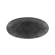 Блюдо овальное CHEFS 29,9х15см, без борта, цвет Agano Black, Studio Prints AGBLOV301