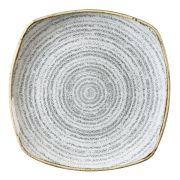 Тарелка мелкая квадратная 21,5см, без борта, цвет Stone Grey, Studio Prints SPSGSP91