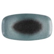 Блюдо прямоугольное CHEFS 35,5х18,9см, без борта, цвет Raku Duo Topaz-Quartz, Studio Prints RDTQXO14