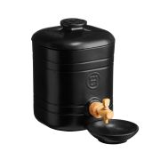 EMILE HENRY (Франция) Емкость для уксуса, соевого соуса с краном 2 л. d=154 мм. h=207 мм. черная керам Emile Henry /1/