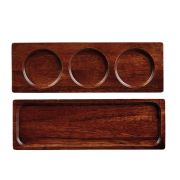 Блюдо деревянное 27х9см, двухстороннее, Buffet Wood ZCAWSWBD1