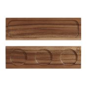 Блюдо деревянное 30х9см, двухстороннее, Buffet Wood ZCAWSWSB1