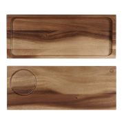 Блюдо деревянное 41х16,5см, двухстороннее, Buffet Wood ZCAWLWSB1