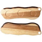 Блюдо деревянное 45,5х14,5см, двухстороннее, Buffet Wood ZCAWOB11