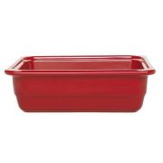 EMILE HENRY (Франция) Гастроемкость 1/2 h=100 мм. 325*265 мм. 4,6 л. красная керам Emile Henry /1/2/140/ ТП