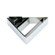 MGsteel Форма кондитерская «Треугольник» 22*25 см. h=5 см. нерж. MGsteel /1/48/