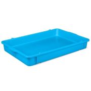 Контейнер для теста 43х65х8см (внутр. размер 40х60см) п/п, цвет голубой 422108502
