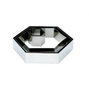 MGsteel Форма кондитерская «Шестиугольник» 16*18 см. h=5 см. нерж. MGsteel  /1/48/