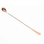 Ложка барная Japan 43,5см, ручка витая, сталь/медь M37011CP