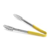 Щипцы универсальные 40,5 см, нерж.сталь, ручка с виниловым покрытием (цвет желтый) 3716Y