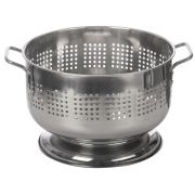 Нерж (Китай) Дуршлаг d=380 мм. 17,5 л. h=230 мм. нерж. /1/