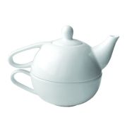 Башкирский Фарфор (Россия) Чайник  400 мл. с чашкой 300 мл. /1/6/