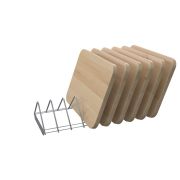 КОМПЛЕКТ ПОЛКИ ДЛЯ ДОСОК ШКАФА ШЗДП-4- 950-02-1