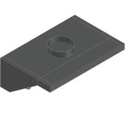 ЗОНТ ВЫТЯЖ.ПРИСТЕННЫЙ ЗВПОСДК-1208