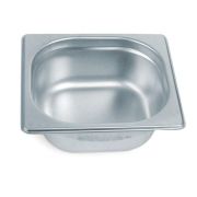 MGsteel Гастроемкость 1/6 h= 65 мм. 176*162 мм. 1 л. нерж. MGsteel /1/6/36/