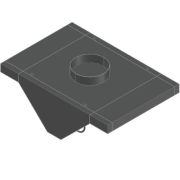 ЗОНТ ВЫТЯЖ.ОСТРОВНОЙ ЗВООСК-0818