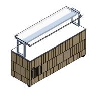 СТОЛ ШВЕД.НЕЙТР.ОСТРОВ. ENOFRIGO DOGE ISOLA SVT FISSA 2000 QNE СВЕТ. ДУБ
