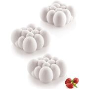 Форма силиконовая ОБЛАКО120 белая 71х71мм, h34мм, 6х120мл CLOUD120