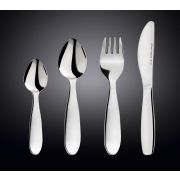 Wilmax (Англия) Набор столовых приборов детский Кидс 18/10  2 мм 4 пр. Wilmax  /1/48/ АКЦИЯ