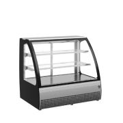 ВИТРИНА КОНДИТЕРСКАЯ KAYMAN KВК-950М НАСТОЛЬНАЯ ЛЮКС СЕРЫЙ МАТОВЫЙ