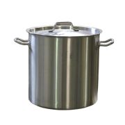 MGsteel Котел 25 л. нерж. d=32 см. h=31,5 см. тройное дно с крышк. (индукция) MGsteel /1/