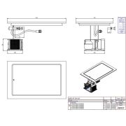 ПОВЕРХНОСТЬ ХОЛОД. ENOFRIGO QUARZO PRF 1000 ВСТР. ЦВЕТ 1114