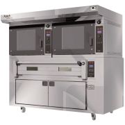 ПЕЧЬ КОНВЕКЦИОННАЯ БЕЗ КОЗЫРЬКА С ПОДОМ С РАССТОЙКОЙ APACH BAKERY LINE 2K5P60P DP+E4L18PA DPBI-T
