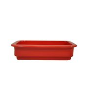 Pillivuyt (Франция) Гастроемкость 1/4 h= 65 мм. 265*162 мм. 1,7 л. фарфор красная Pillivuyt /1/ АКЦИЯ