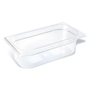 Гастроемкости поликарбонат (Китай) Гастроемкость 1/3 h=100 мм. 325*176 мм. 3,8 л. поликарб. прозрач. /1/24/