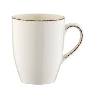 Bonna (Турция) Кружка 330 мл. d=84 мм. h=104 мм. Ретро коричневый край Bonna /1/24/504