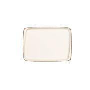 Bonna (Турция) Блюдо прямоуг. 230*160 мм. Ретро коричневый край, форма Мув Bonna /1/12/1260/