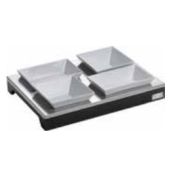 Станция буфетная охлаждающая с 4 салатниками, венге 51270204