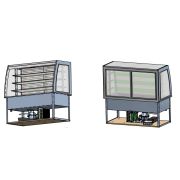 ПРИЛАВОК ХОЛОД. ENOFRIGO CERVINO 1400 RF VT ВСТРАИВАЕМЫЙ, ДВЕРЦЫ-КУПЕ