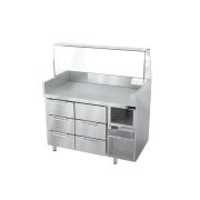 СТАНЦИЯ ДЛЯ ПРИГОТОВЛЕНИЯ БУРГЕРОВ И ХОТ-ДОГОВ KAYMAN СП-БХ-1235-01-Т-ЛБ А