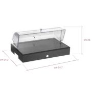 Крышка Roll-Top GN 1/1 53х32,5см, поликарбонат 97150856