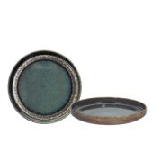 Блюдо с бортом 20 см BLOOM BLUE AND BROWN BM000208088