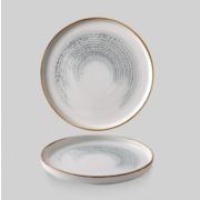 Тарелка мелкая CHEFS  26см, c бортом, цвет Jasper Grey, Studio Prints Homespun Accents HAJGWP261