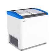 ЛАРЬ МОРОЗИЛЬНЫЙ GELLAR FG 250 E ГНУТОЕ СТЕКЛО СИНИЙ (ПРОПАН)
