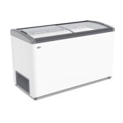 ЛАРЬ МОРОЗИЛЬНЫЙ GELLAR FG 500 E ГНУТОЕ СТЕКЛО СЕРЫЙ (ПРОПАН)