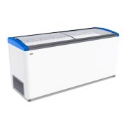 ЛАРЬ МОРОЗИЛЬНЫЙ GELLAR FG 700 E ГНУТОЕ СТЕКЛО СИНИЙ (ПРОПАН)