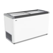 ЛАРЬ МОРОЗИЛЬНЫЙ GELLAR FG 500 С ПРЯМОЕ СТЕКЛО СЕРЫЙ (ПРОПАН)