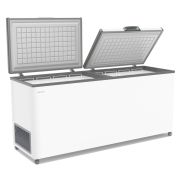 ЛАРЬ МОРОЗИЛЬНЫЙ FROSTOR F 700 SD БЕЛЫЙ (СЕРАЯ РАМКА) STANDART DOUBLE (ПРОПАН)