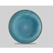 Тарелка мелкая 26см, без борта, Stonecast Raw, цвет Teal SRBEEV101